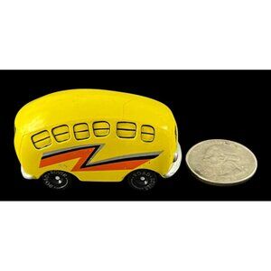 Vintage 1983 Hallmark Road Rovers Banana Flash Bus Diecast Toy Car